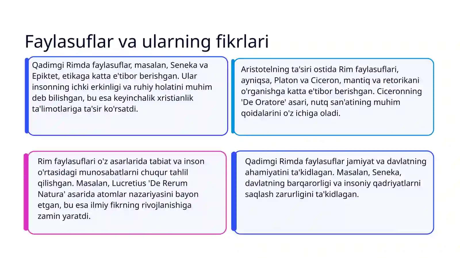 Qadimgi Rim faylasuflari yozuvchilari va shifokorlari 3
