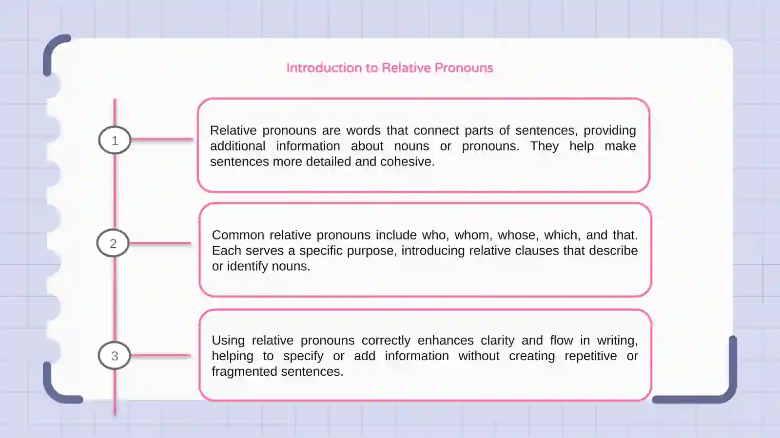 Relative pronouns 3