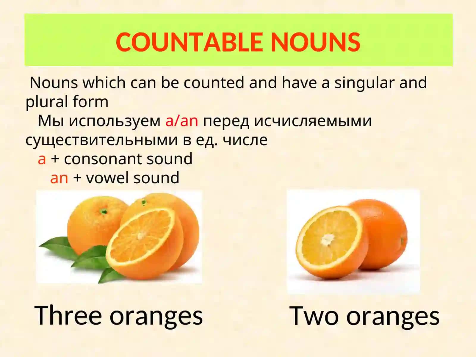 COUNTABLE NOUNS 3