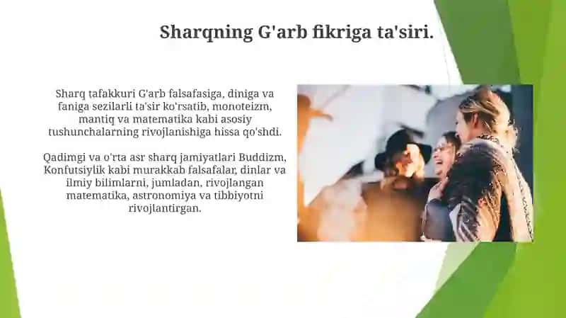 Qadimgi va Oʻrta asrlarda Sharqda ijtimoiy falsafiy bilimlar rivoji 3
