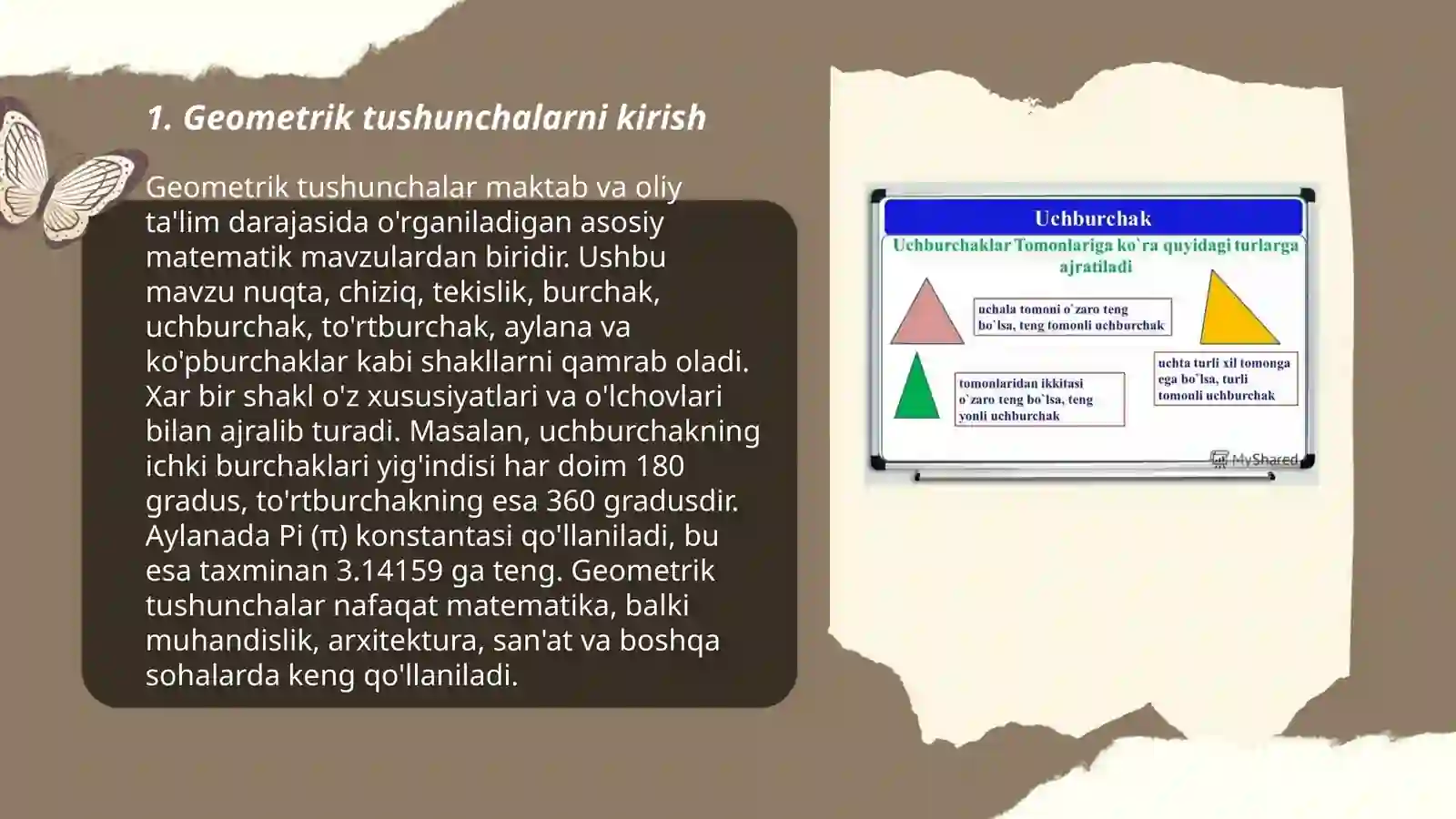 Geometrik geometrik materiallarni o'rgatish metodikasi 3