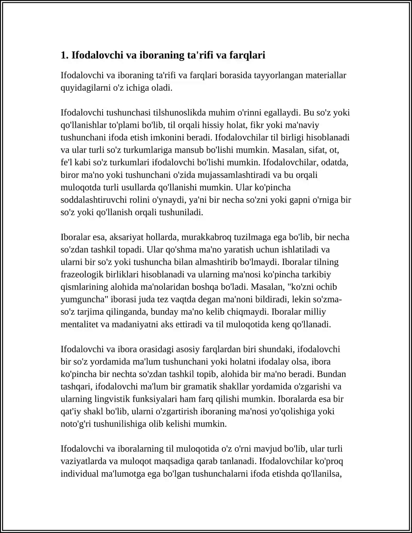 IFODALOVCHI VA IBORA 3