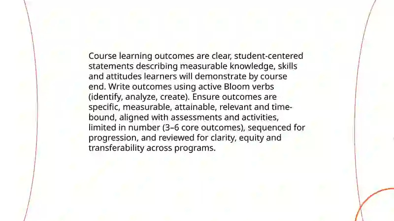 Course and syllabus design 3