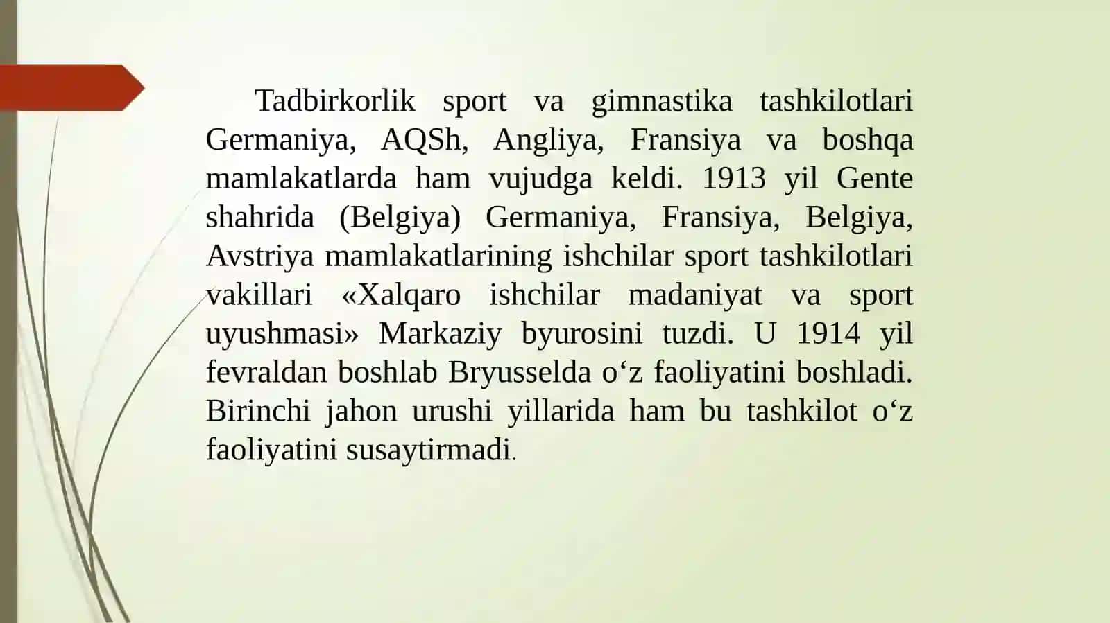 MA’RUZA № 4Engyangidavrdajismoniytarbiyavasport (XXasrboshlari–hozirgidavrgacha) 3