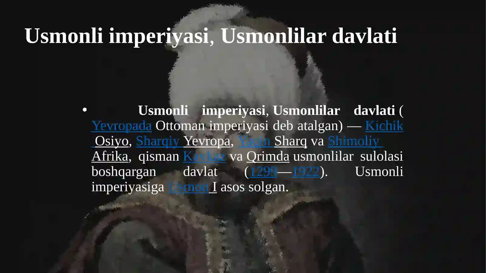 Usmonlilar imperiyasi 3