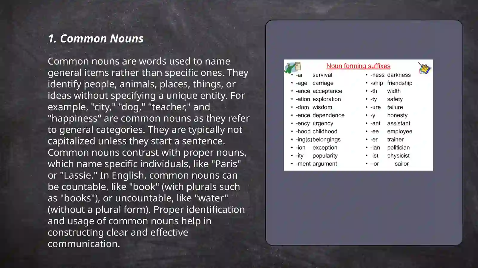 Common Nouns 3