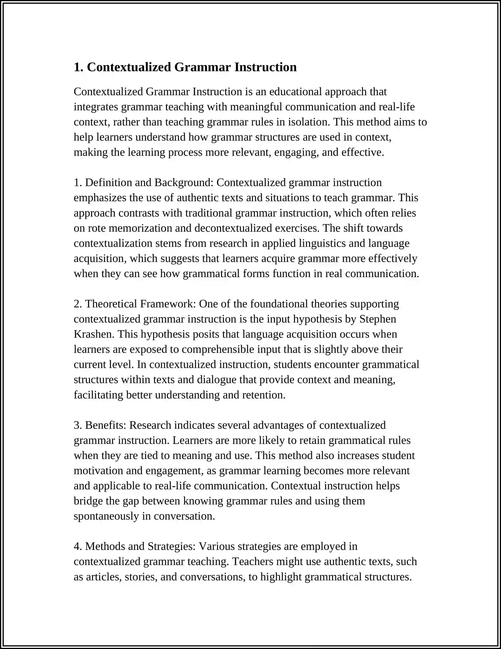 DEVELOP A TASK ON TEACHING GRAMMAR/VOCABULARY IN CONTEXT 3