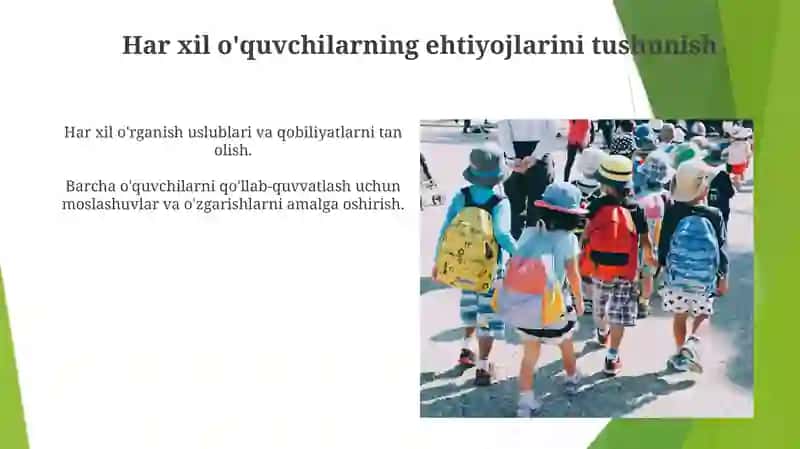 Inklyuziv ta'limning tashkil etishning pedagogik psixologik aspektlari 3