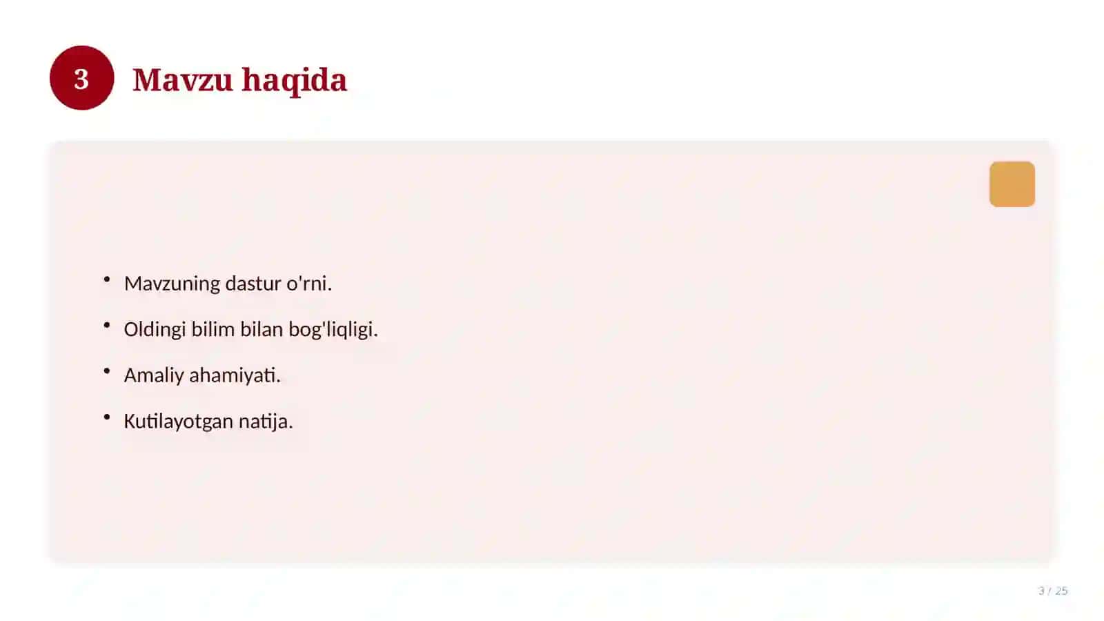 O'zbekiston tarixi fanidan 9-sinf: didaktik tarqatma materiallar 3