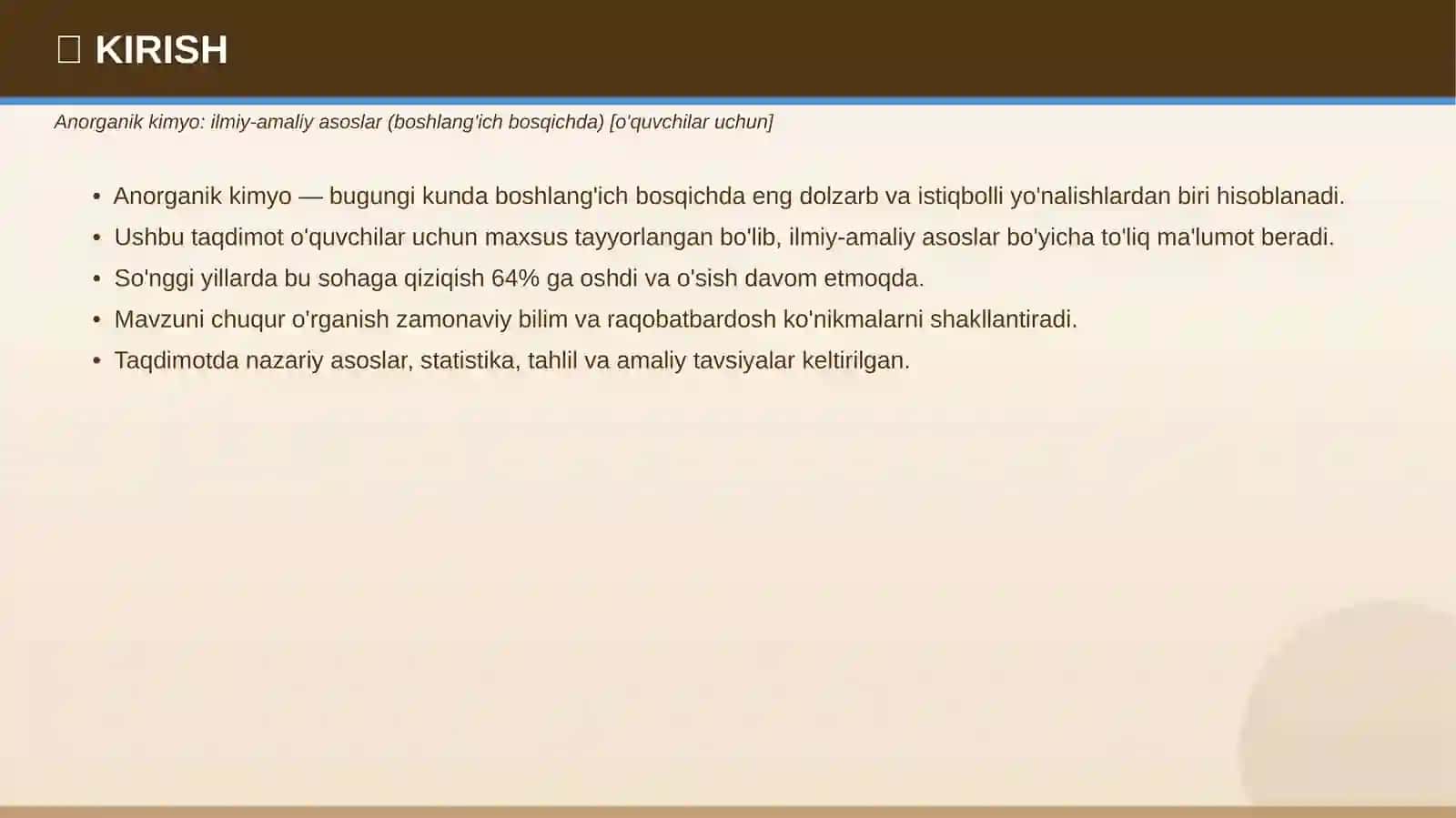 ANORGANIK KIMYO 3