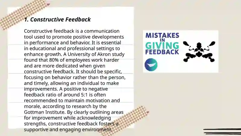 Constructive Feedback 3