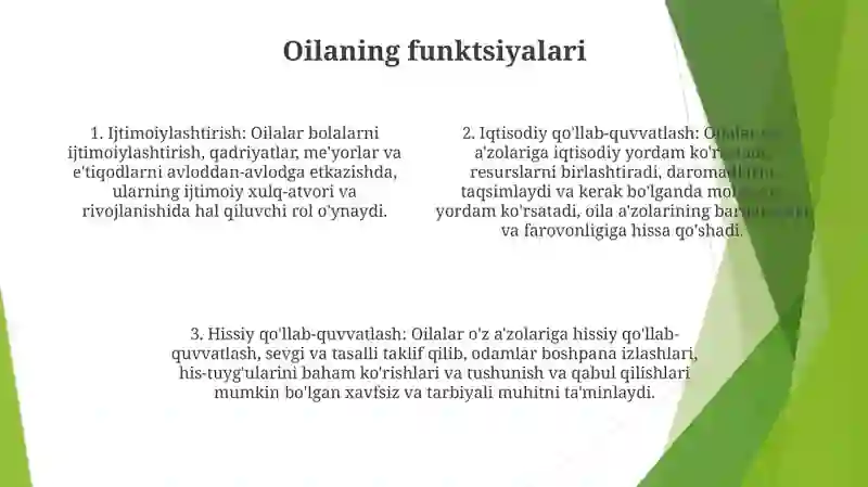 Oila Va Uning Funksiyalari 3