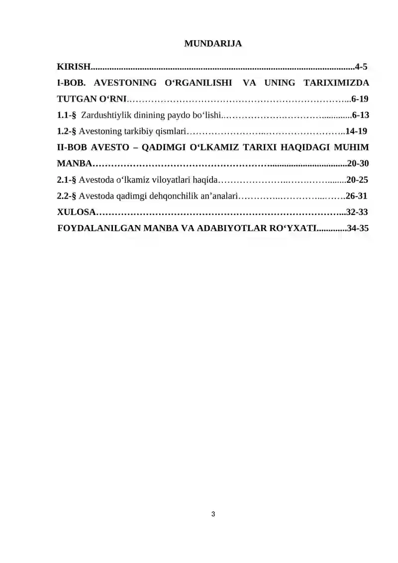 Avesto O’rta Osiyo Viloyatlari Ijtimoiy Tuzumini O’rganishdagi O’rni 30 3