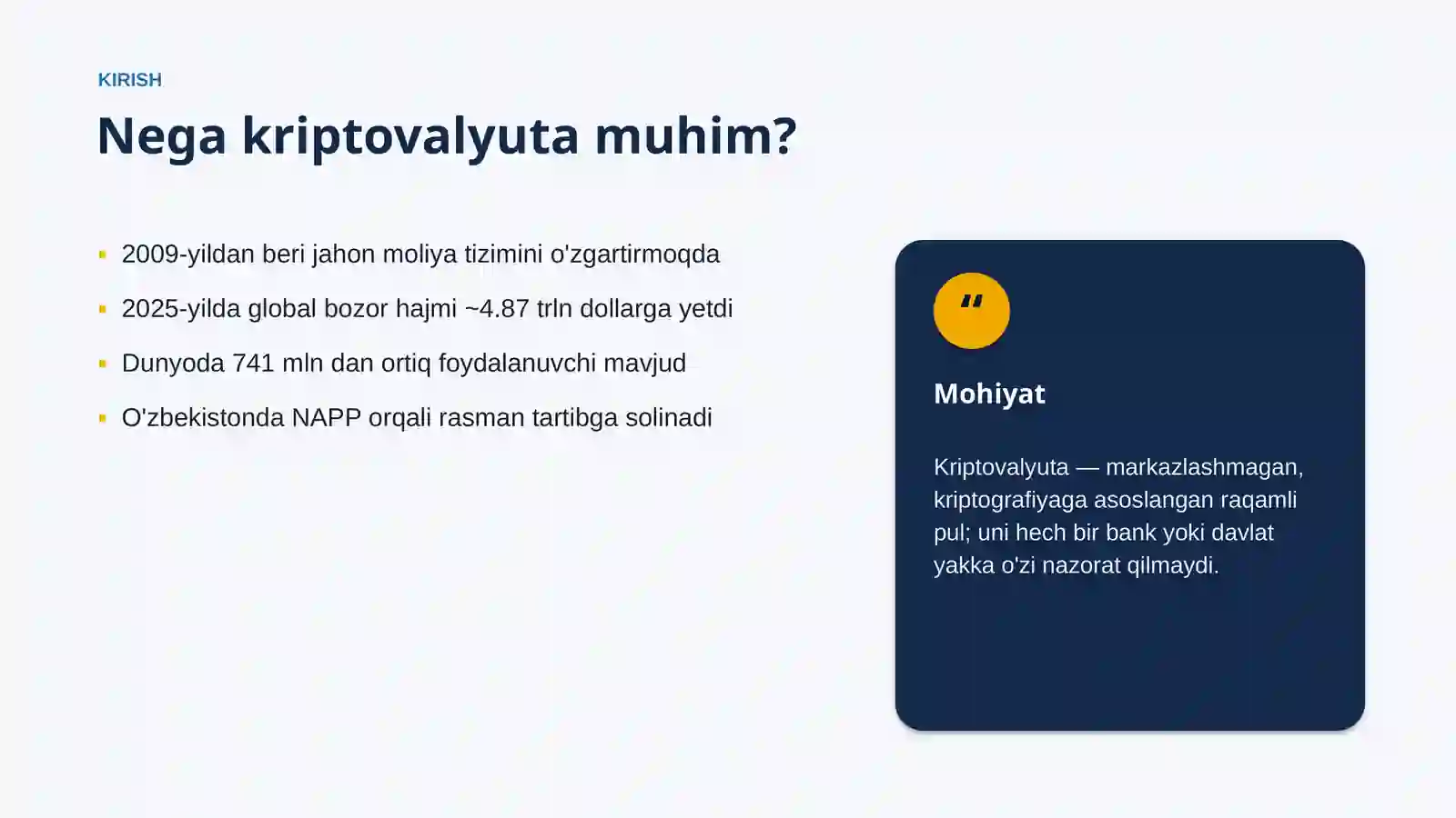 Kriptovalyuta Mahalliy sharoitda 3