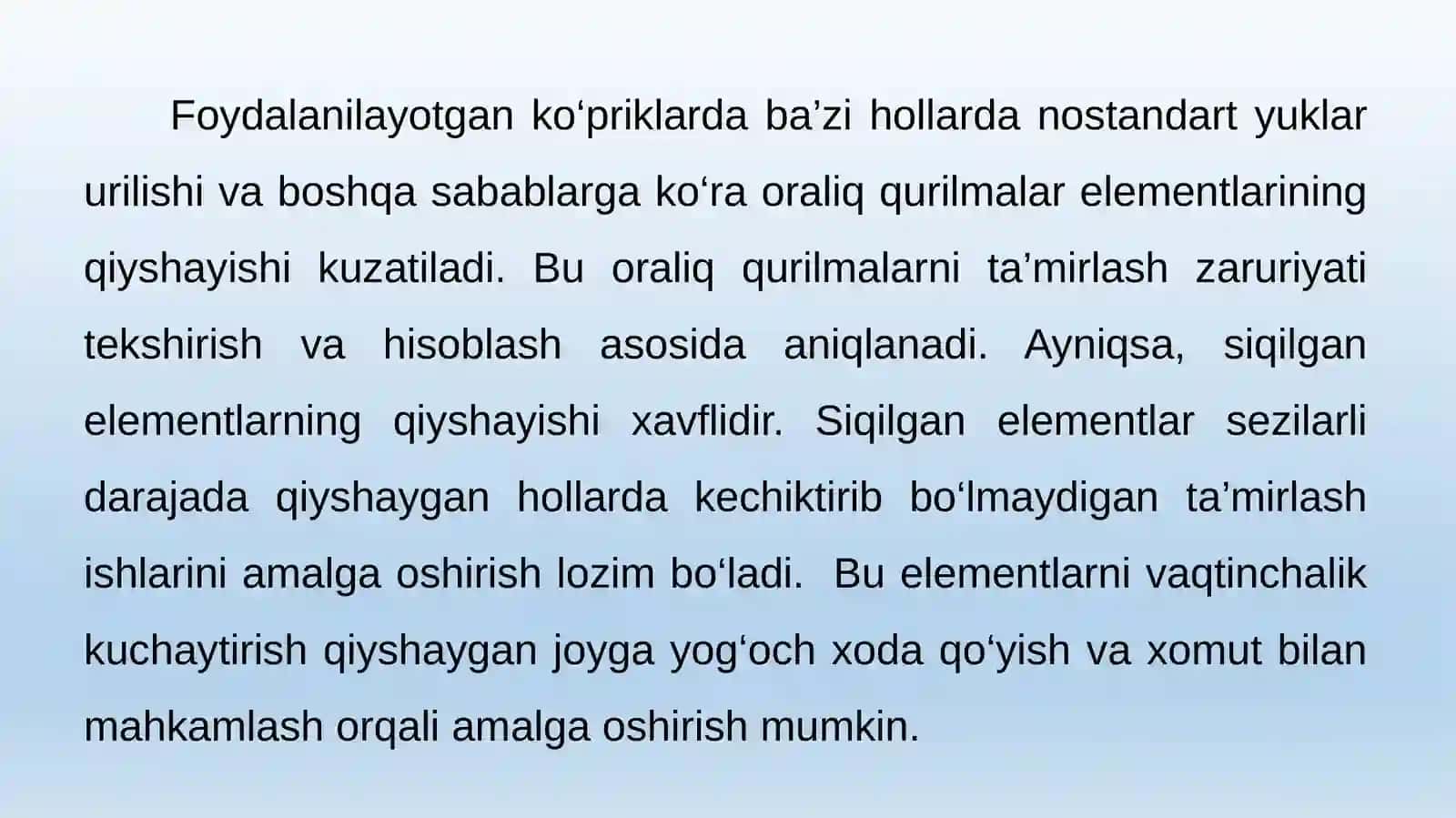 METALL KONSTRUKSIYALARNI KUCHAYTIRISH USULLARI 3