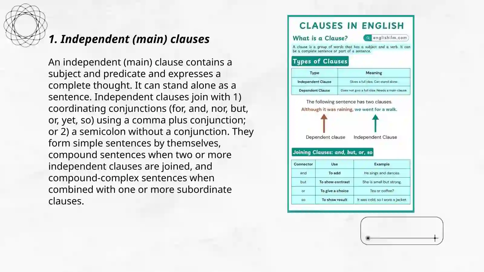 Sentence clauses 3