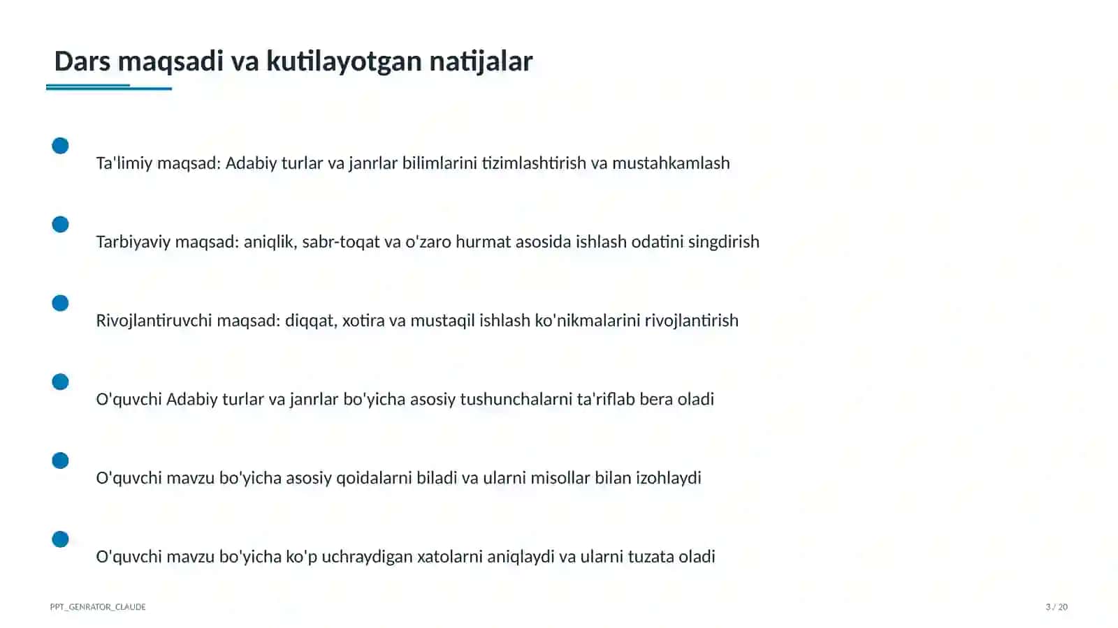 Adabiy turlar va janrlar (10-sinf) 3