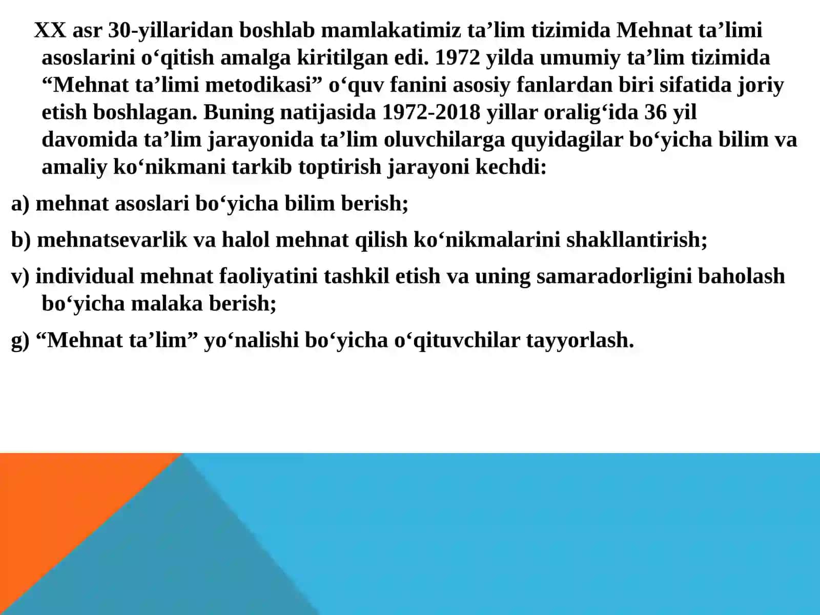 Texnologiyavaunio‘qitishmetodikasiningmaqsadvavazifalari 3
