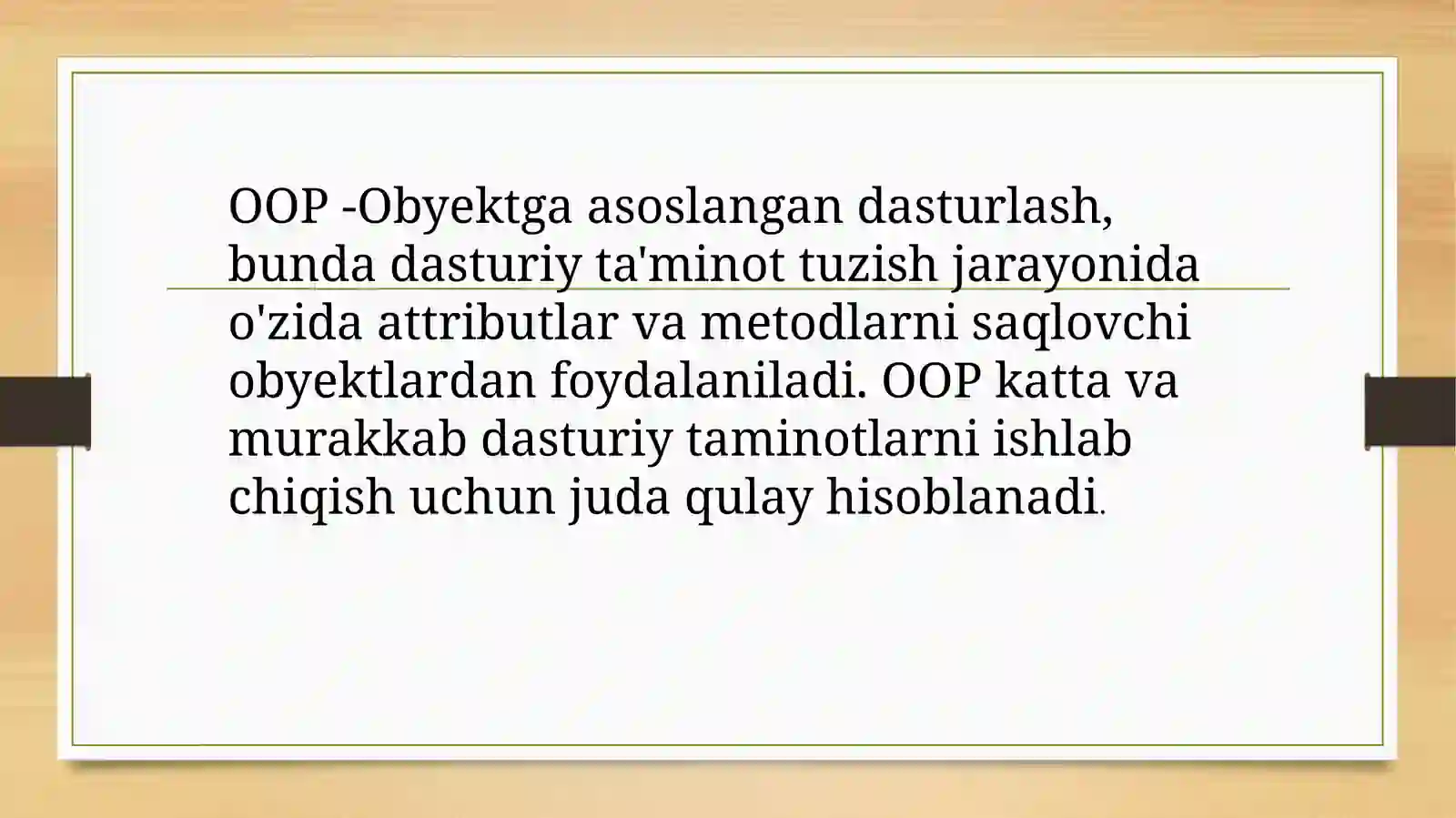 Pythonda obyektga yo'naltirilgan dasturlash 3