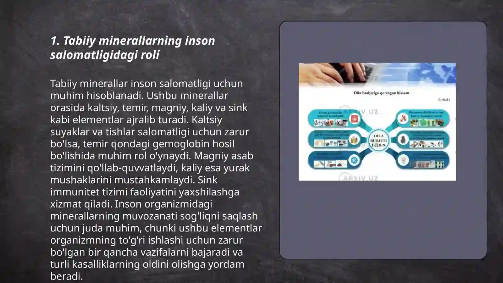 Tabiiy Minerallarning Inson Hayotidagi Ahamiyati 3