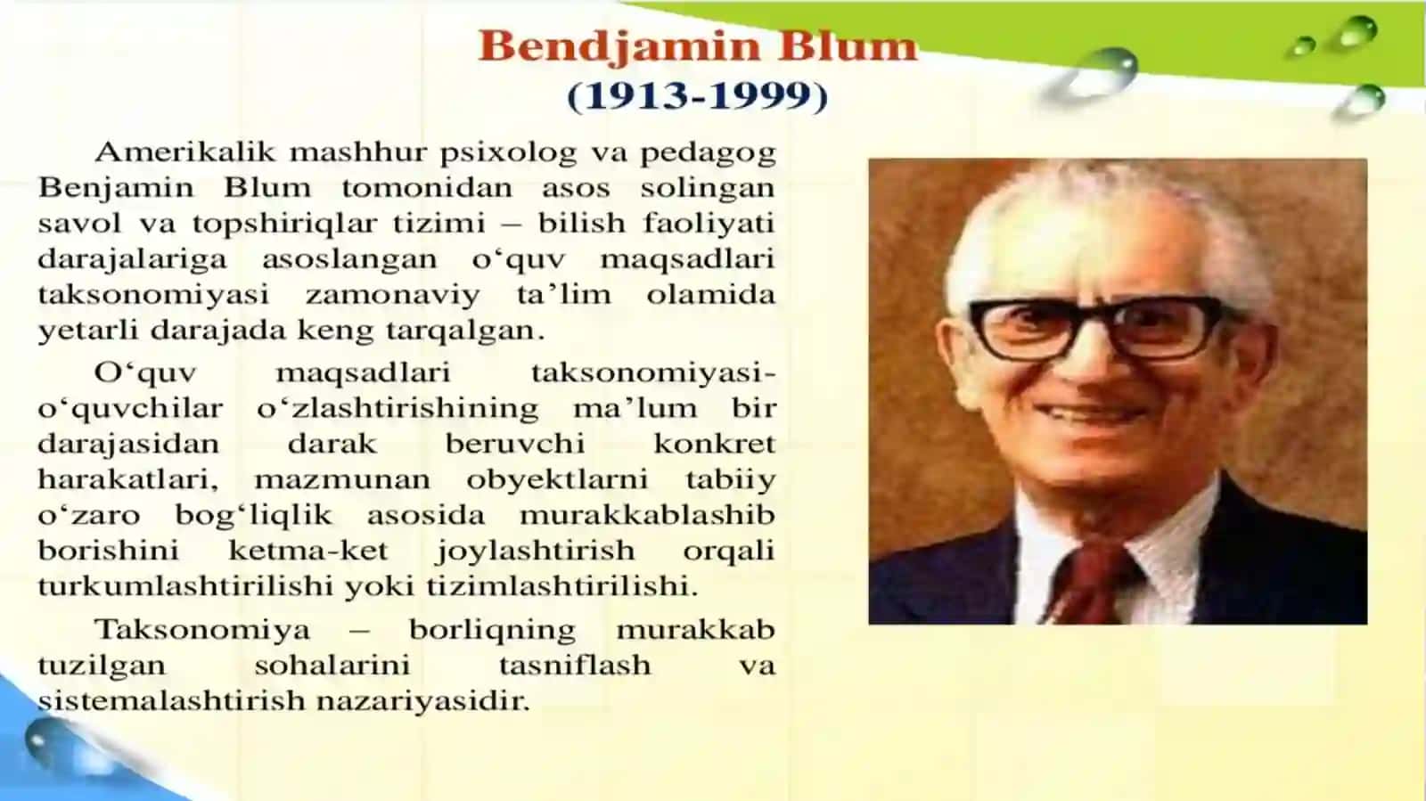 Blum taksonomiyasi va fan uchun ahamiyati 3