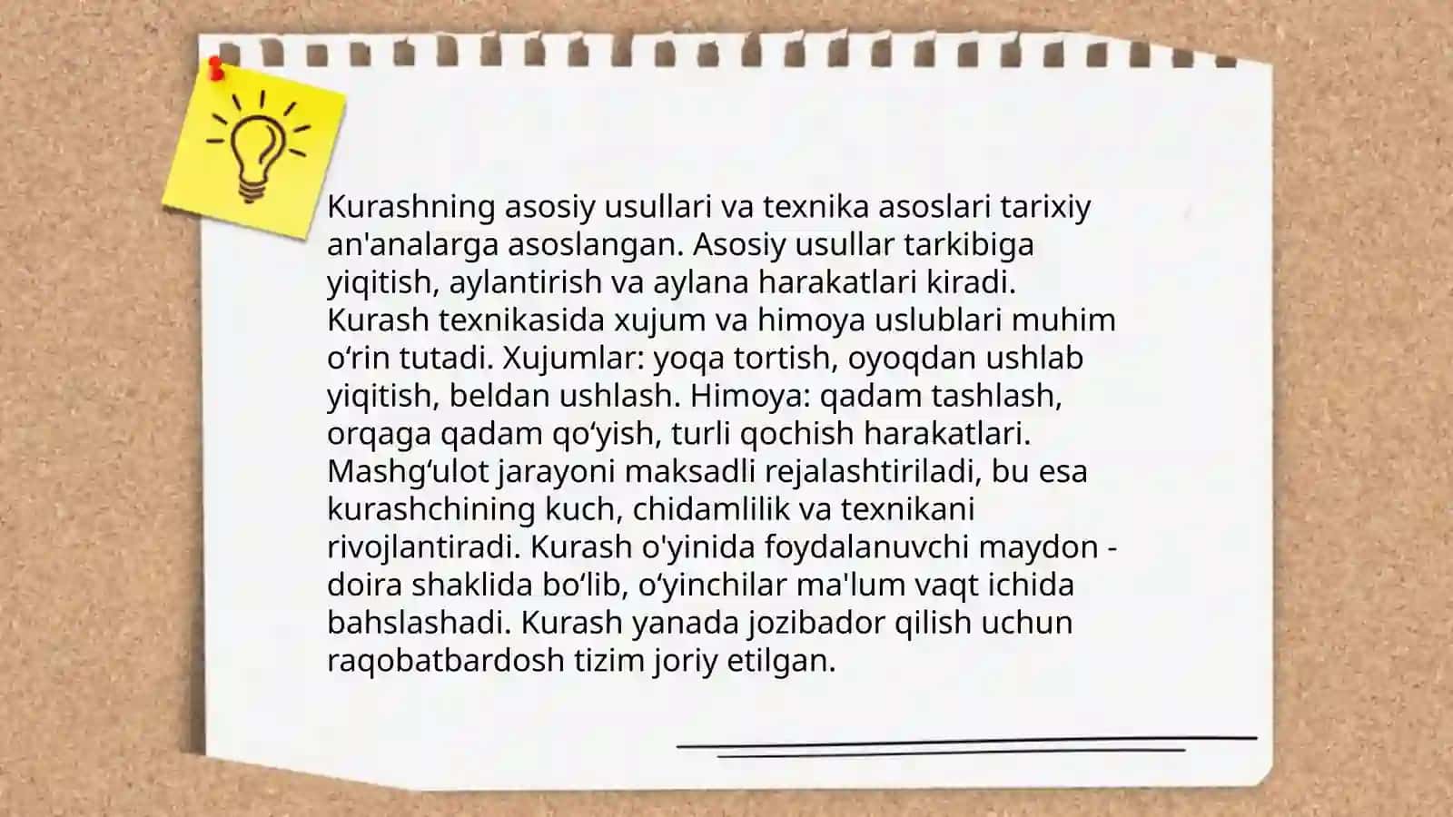 Kurash va belbog‘li kurash texnikasi 3