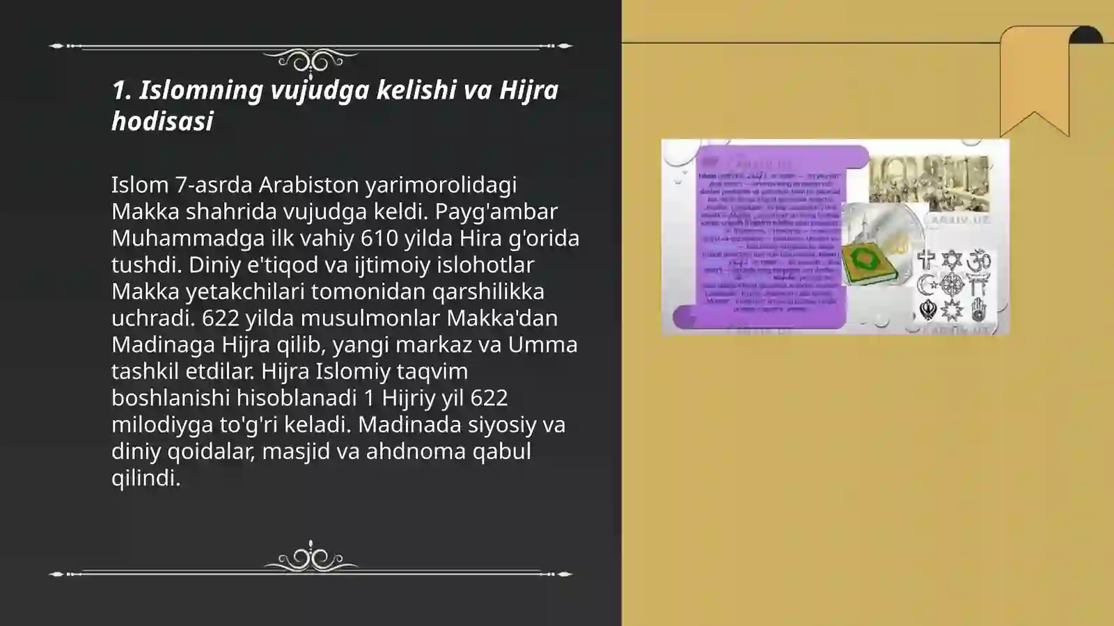 Islom dini tarixi va mohiyati 3