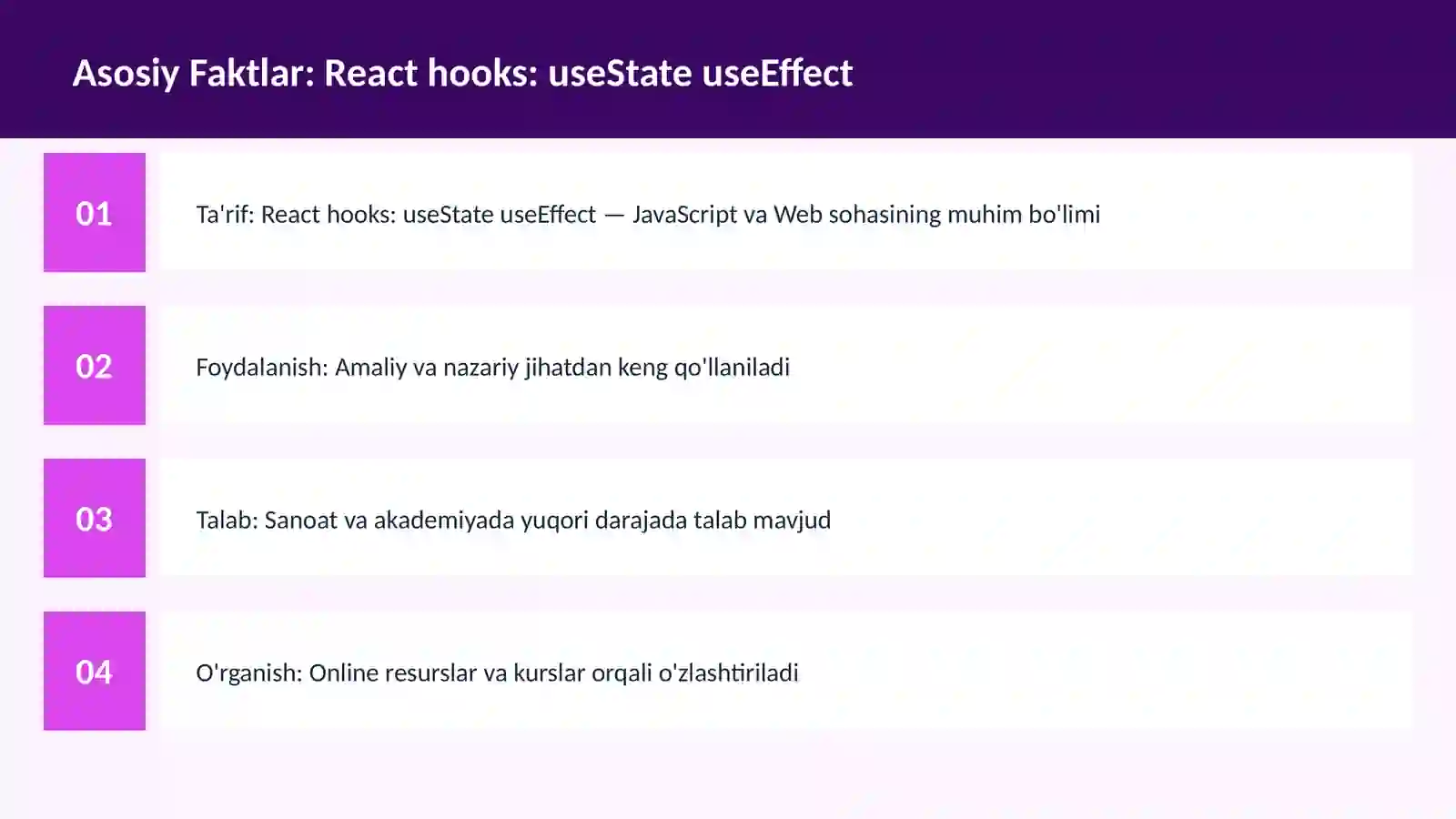React hooks: useState useEffect 3