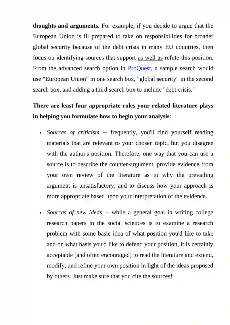 Choosing a Research Problem / How to Begin 4