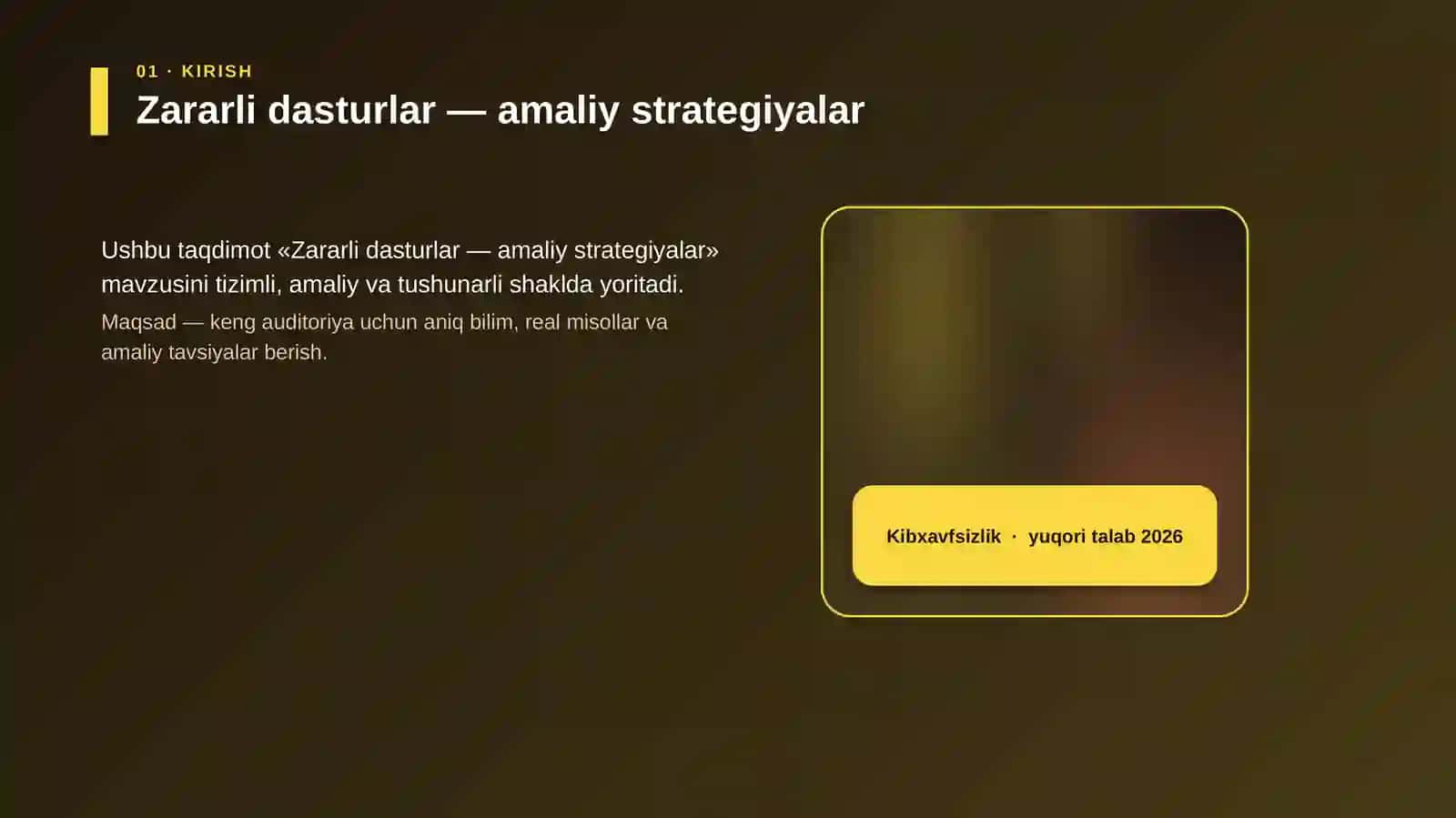 Zararli dasturlar — amaliy strategiyalar 4
