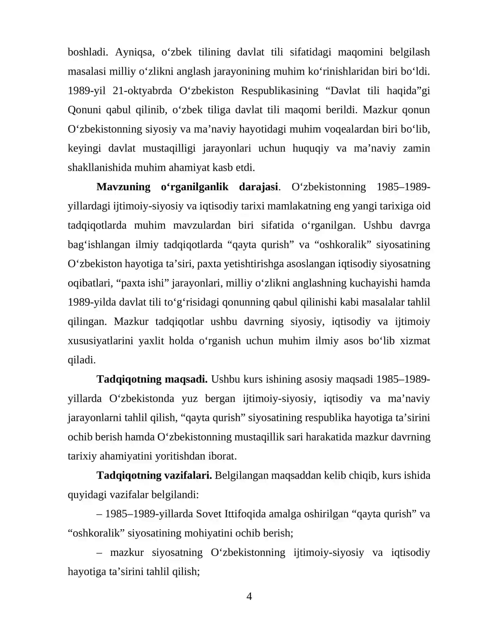 O‘zbekiston mustaqillik yo'lida (1985-1989 yillar) 4