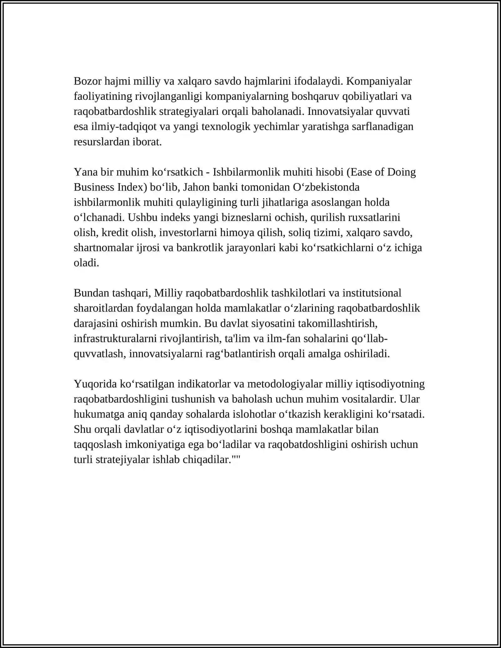 MILLIY IQTISODIYOTNING RAQOBATBARDOSHLIGI 4