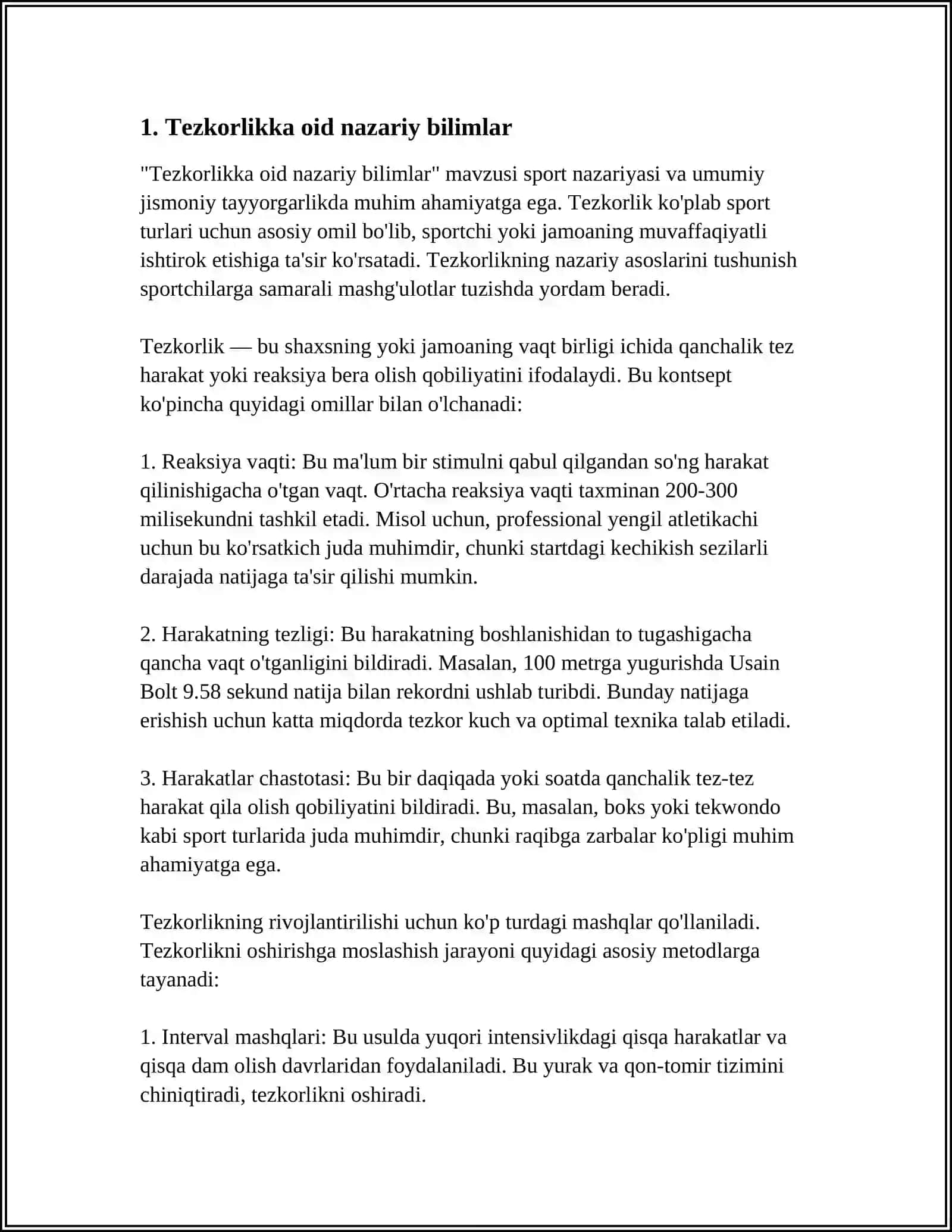 TEZKORLIK SIFATLARINI RIVOJLANTIRISHDA QO’LLANILUVCHI USULLAR 4