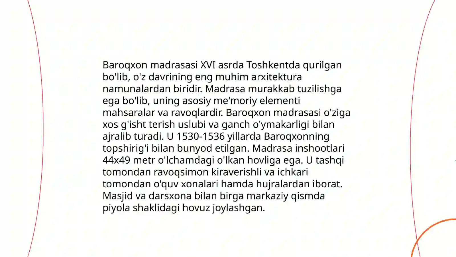 Baroqxon madrasasi 4