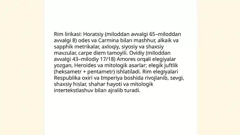 Rim adabiyoti 4