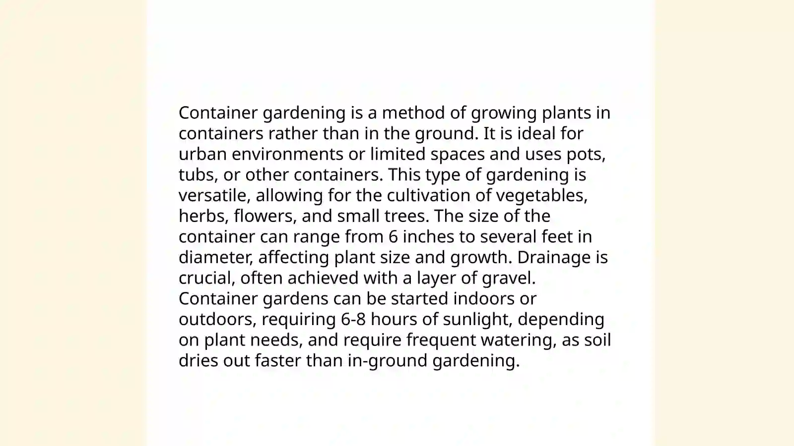 Gardening 4