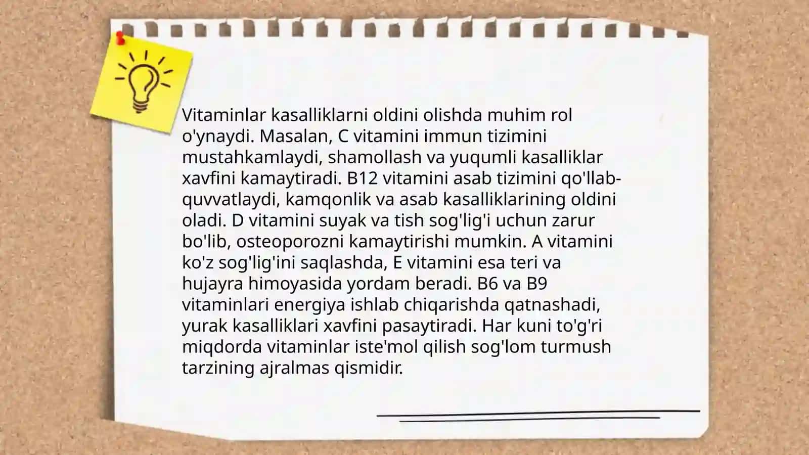 Vitaminlar va ularning biologik roli 4
