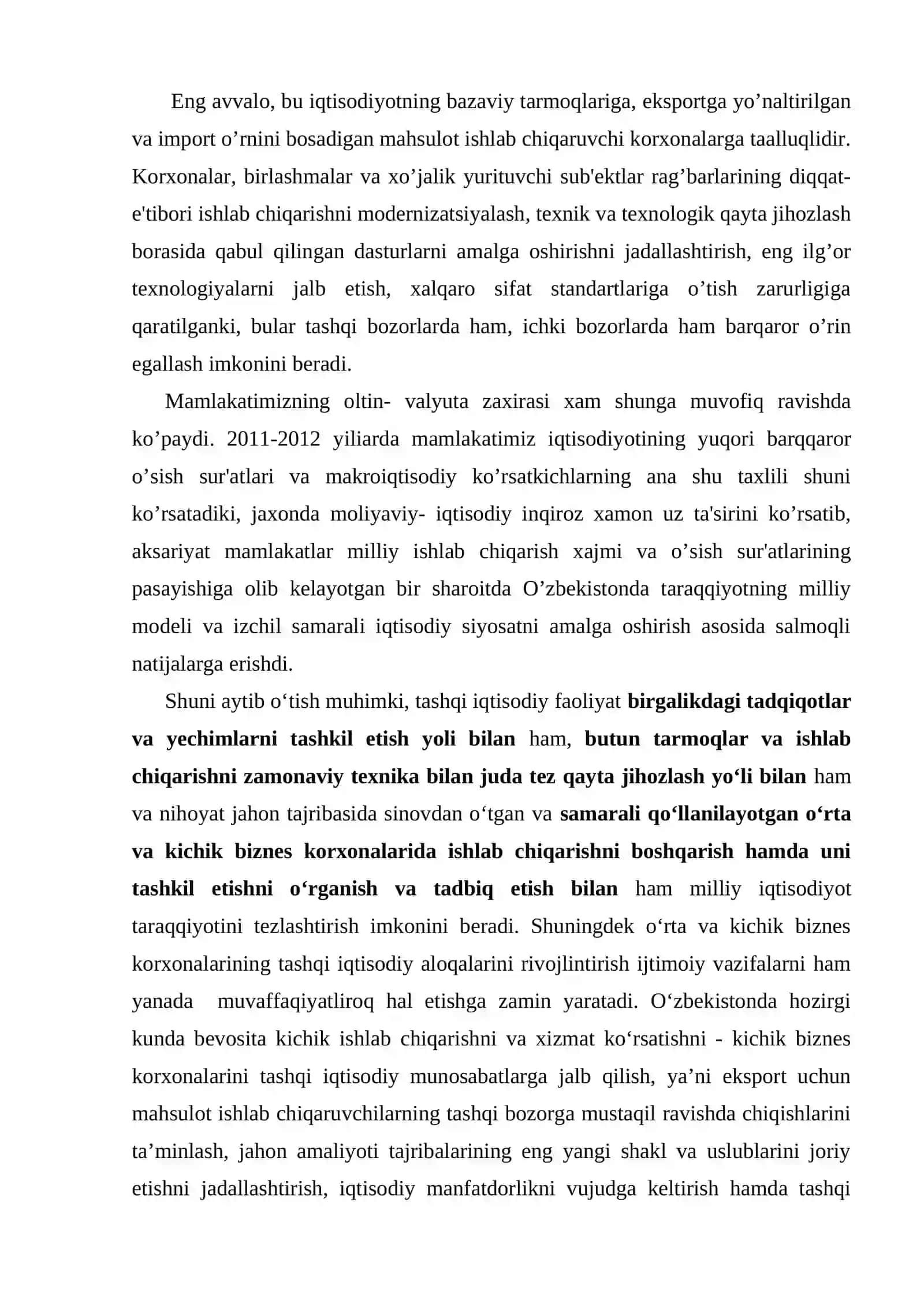 Kichik biznes va tashqi iqtisodiy faoliyat 4