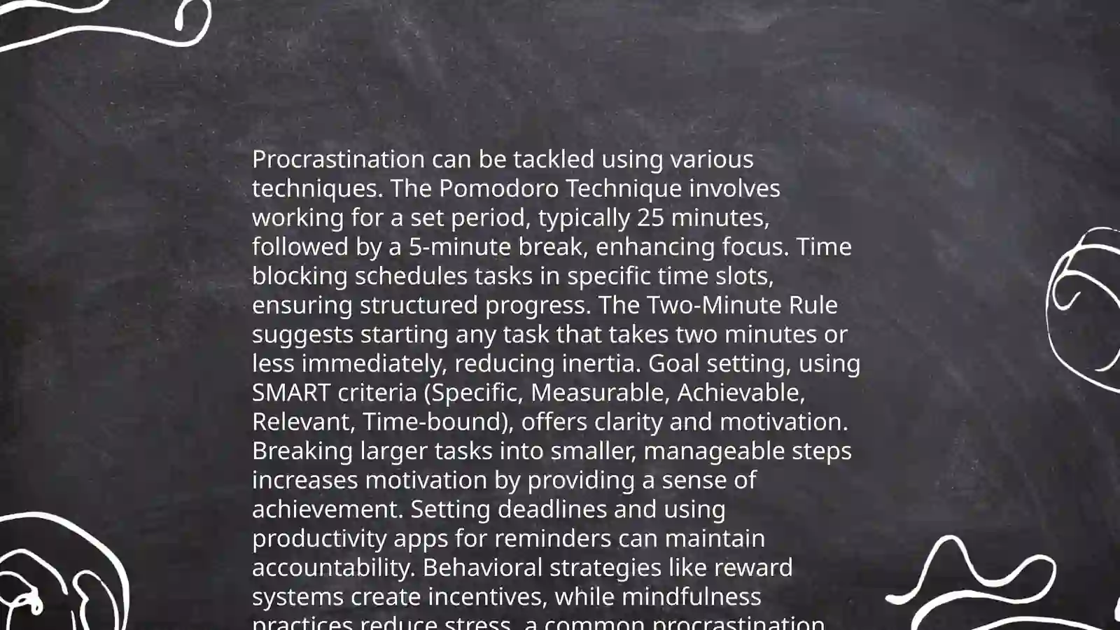 Procrastination and Time Management 4