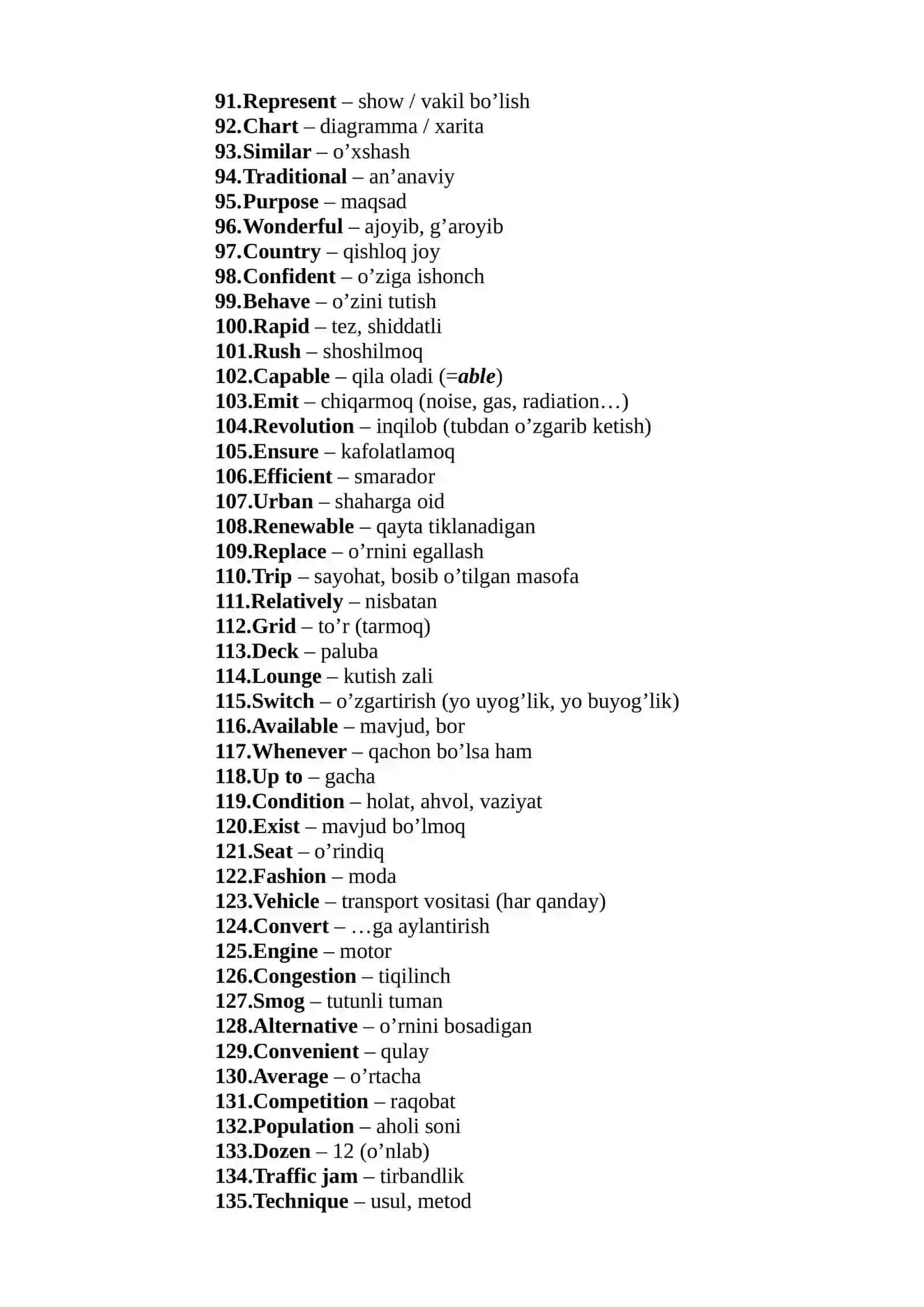 500 ta so'z IELTS UCHUN 1-QISM 4