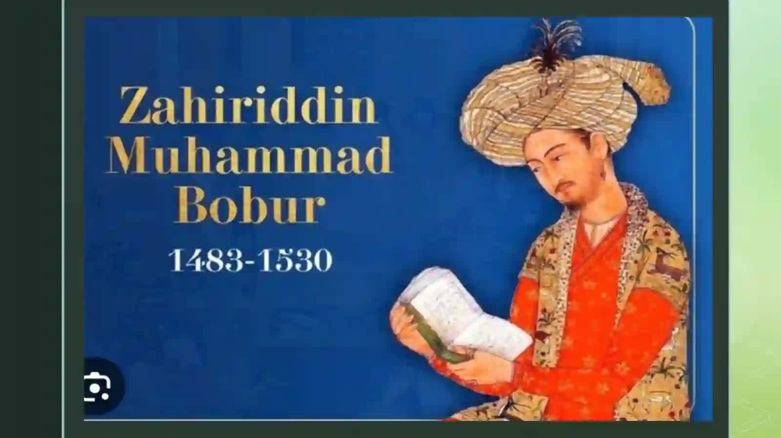 Zahiriddin Muxammad Boburning ,,Boburnoma’’asari 4