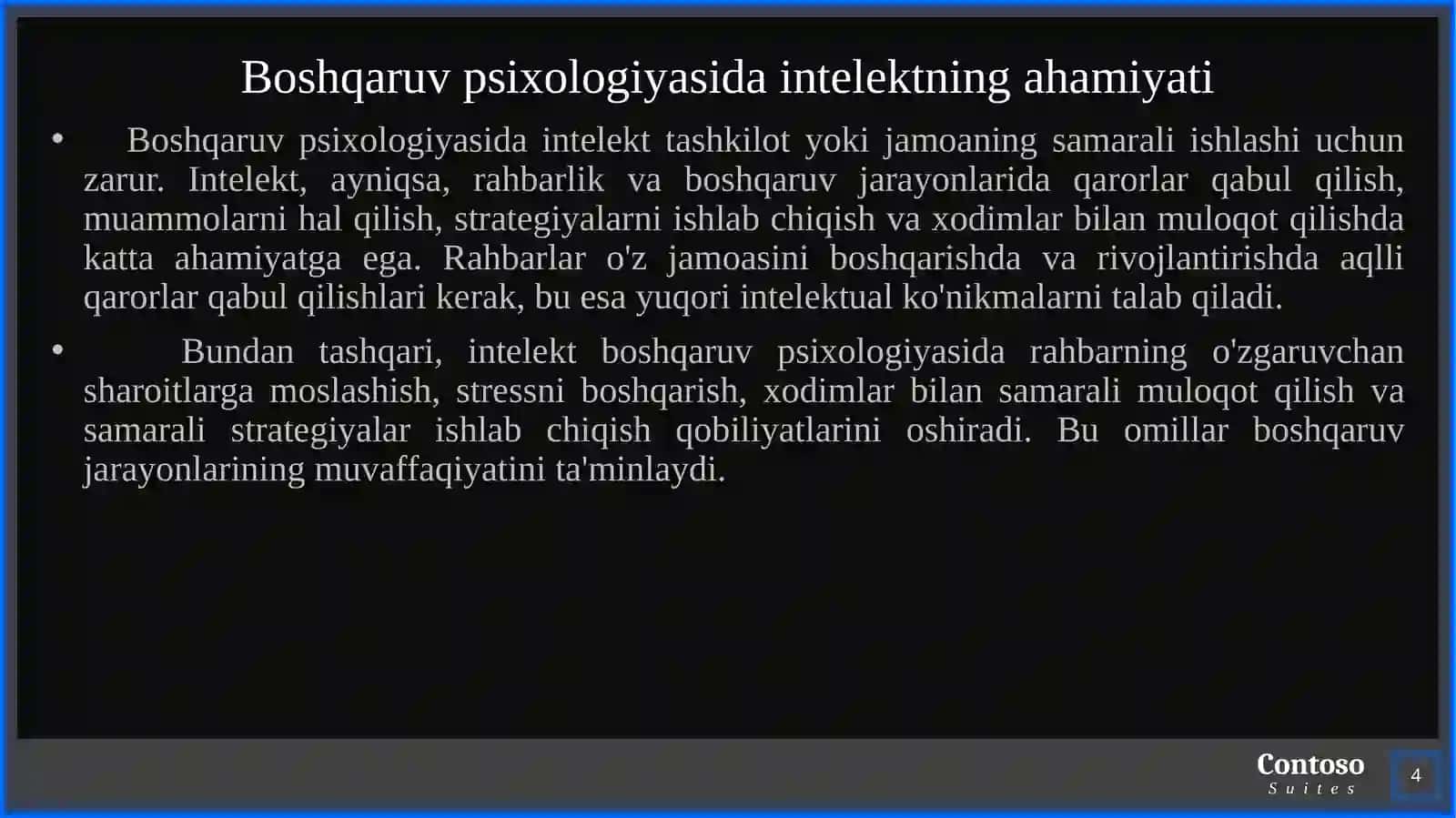 Boshqaruvda intelekt va qaror qabul qilish 4