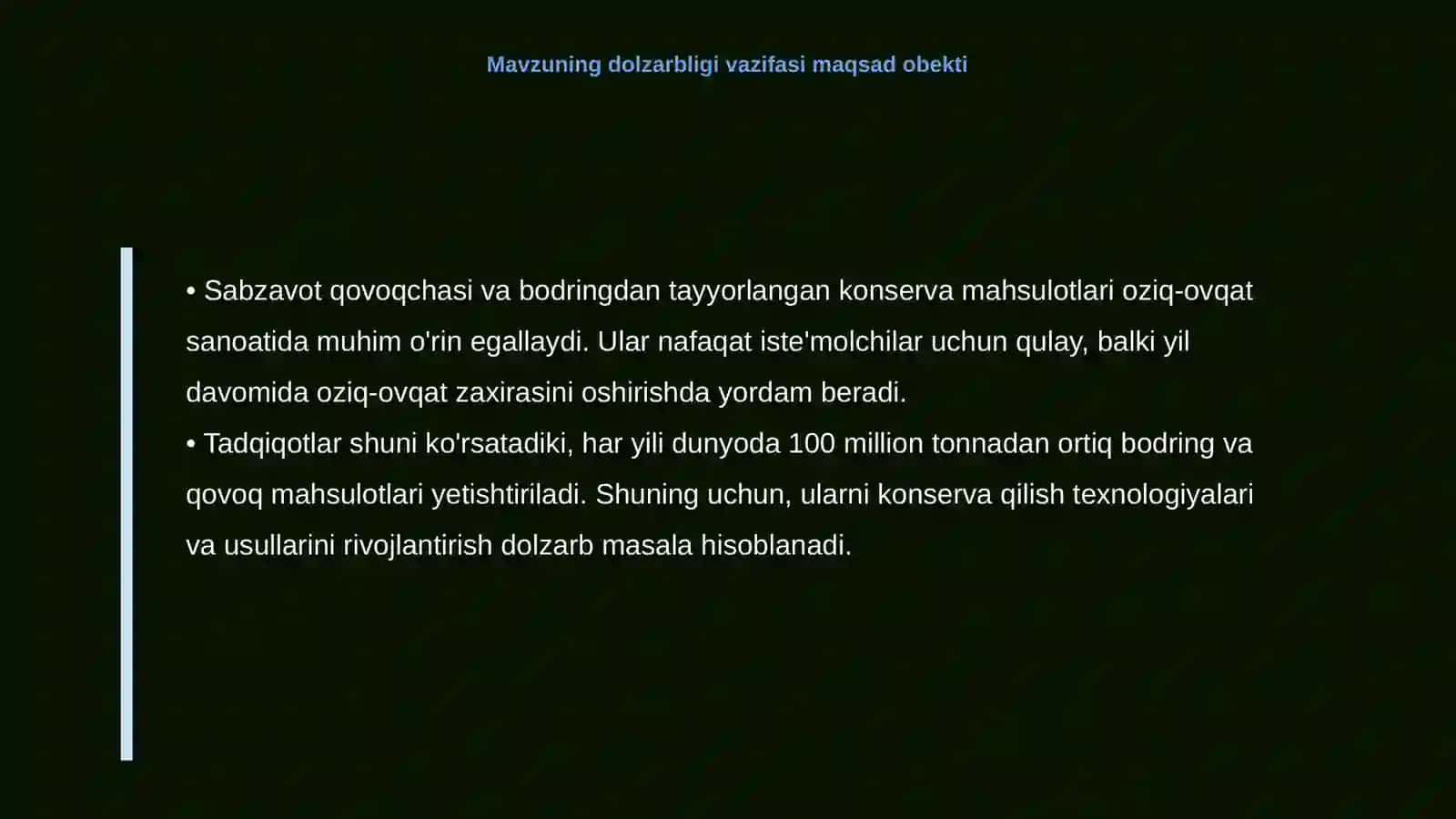 Sabzavot qovoqchasi va bodringdan turli xil usulda konserva tayyorlash texnologiyasi 4