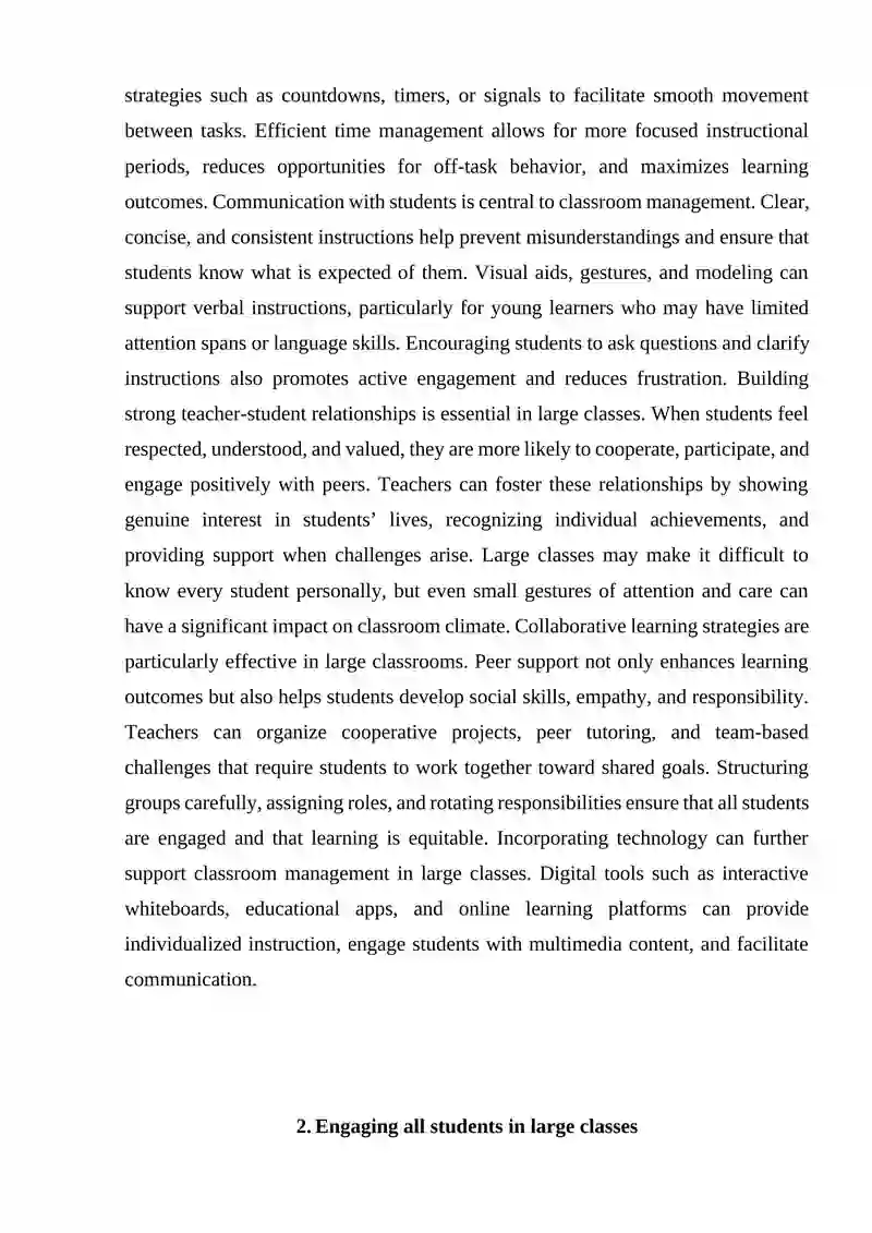 Managing Large Classes of Young Learners 4