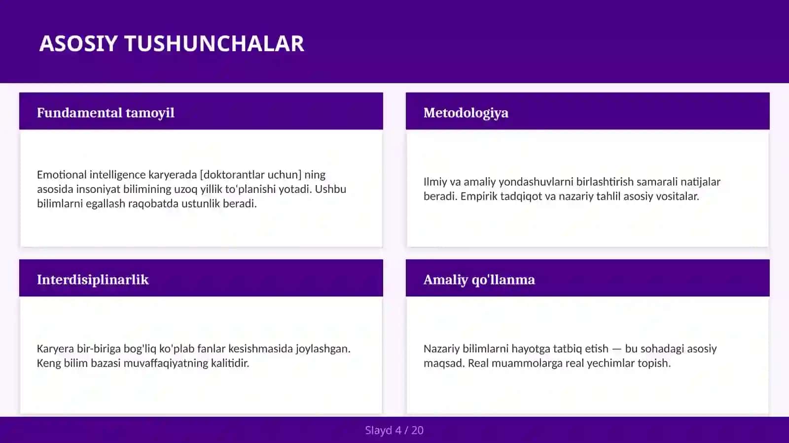 Emotional intelligence karyerada [doktorantlar uchun] 4