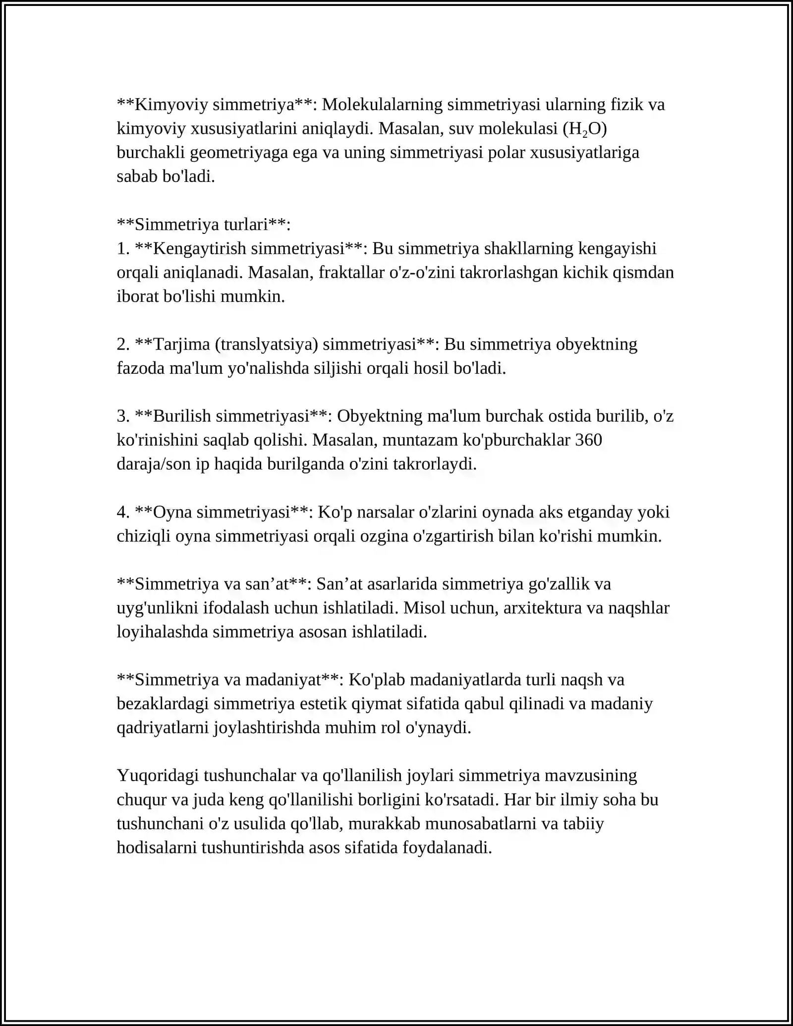 BOSHLANGʻICH SINFLARDA SIMMETRIYA TUSHUNCHASI BILAN TANISHISH 4
