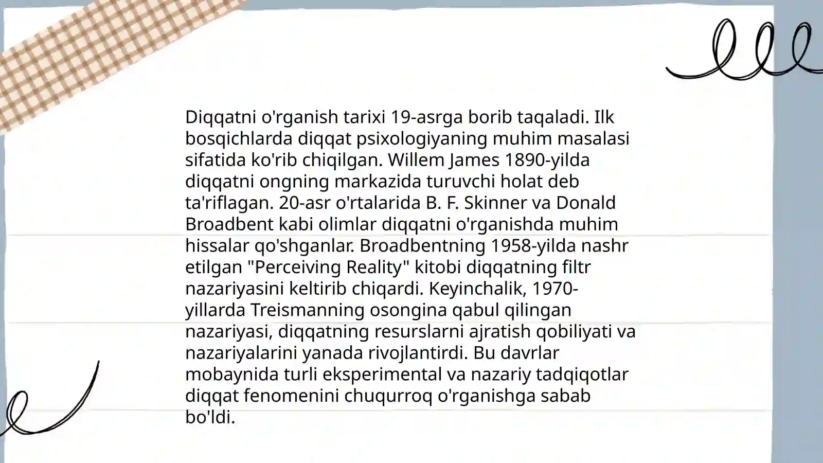 Diqqat haqida tushuncha va uning nerv-fiziologik asoslari 4