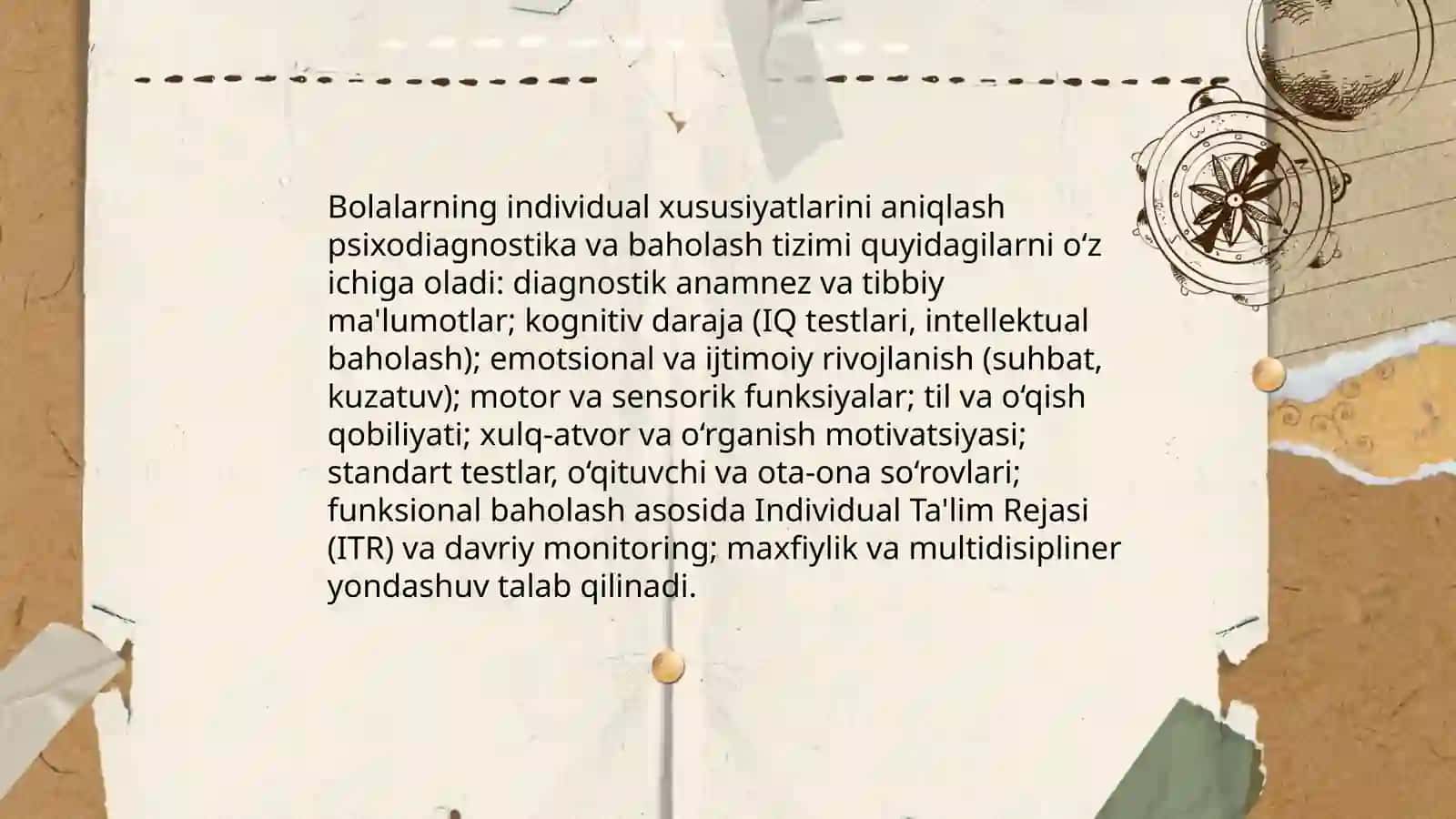 Inklyuziv ta’limning psixologik-pedagogik va tashkiliy shartlari 4