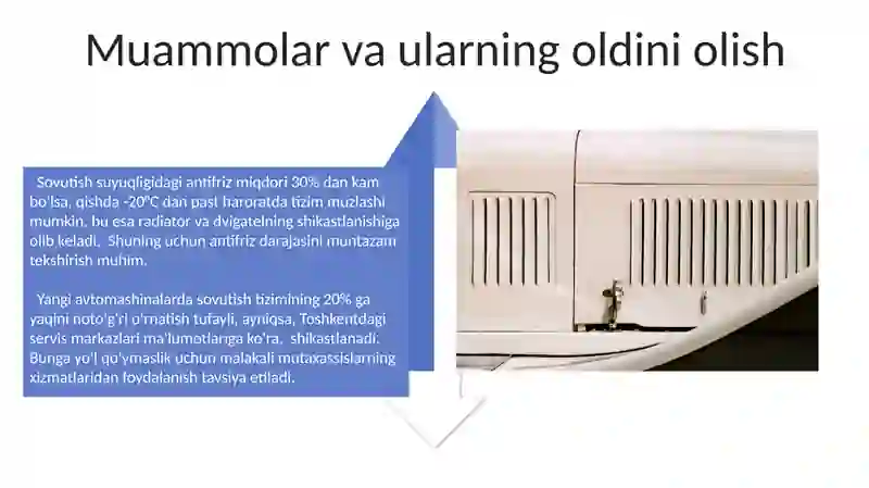 Avtomobillarda sovutish tizimi 4