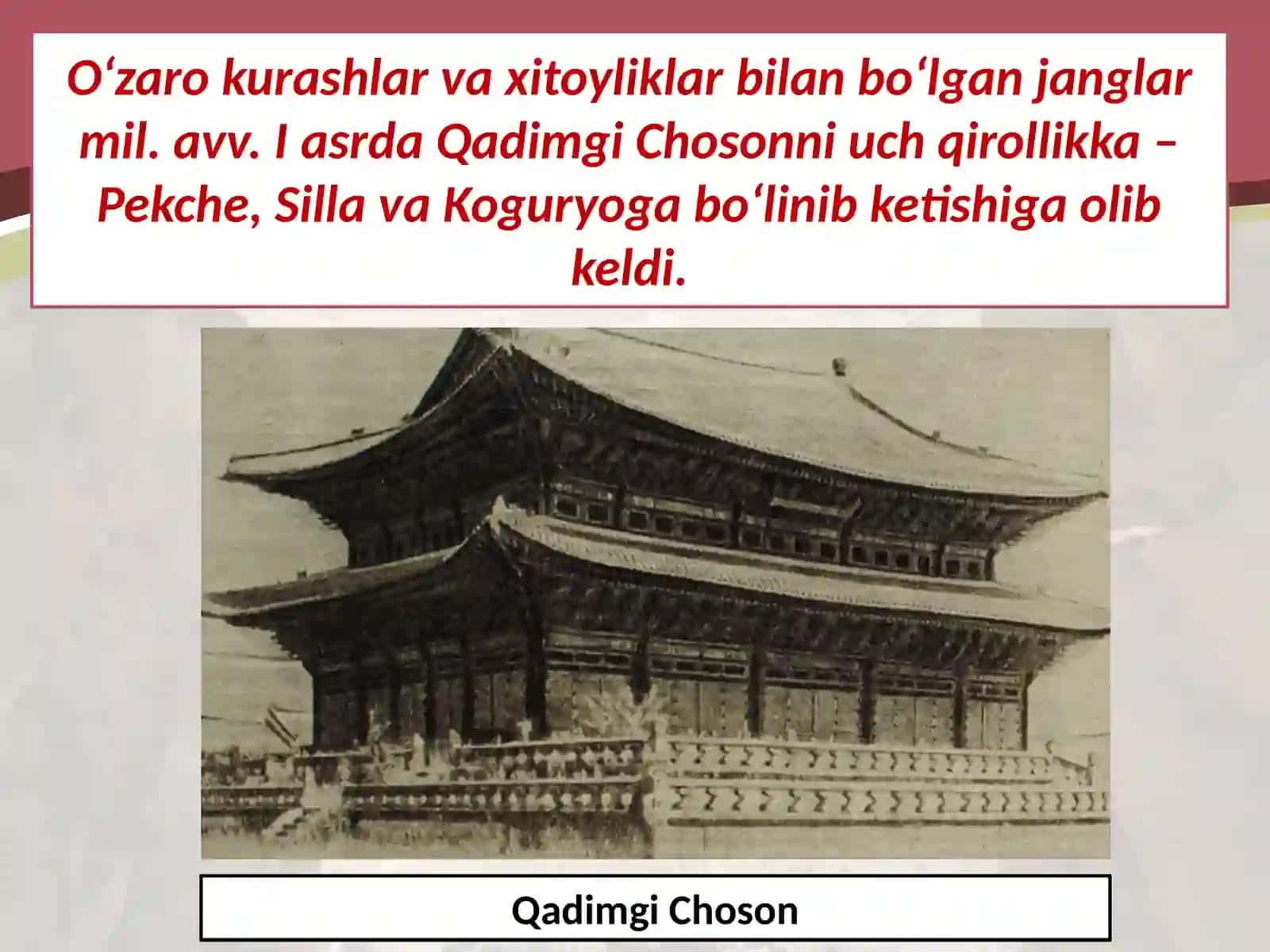 Choson (Koreya) 4